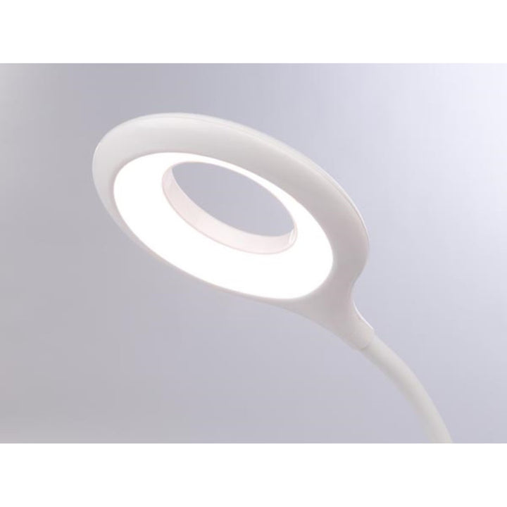 Velleman VTLLAMP15 witte LED clip-on bureaulamp met flexibele arm