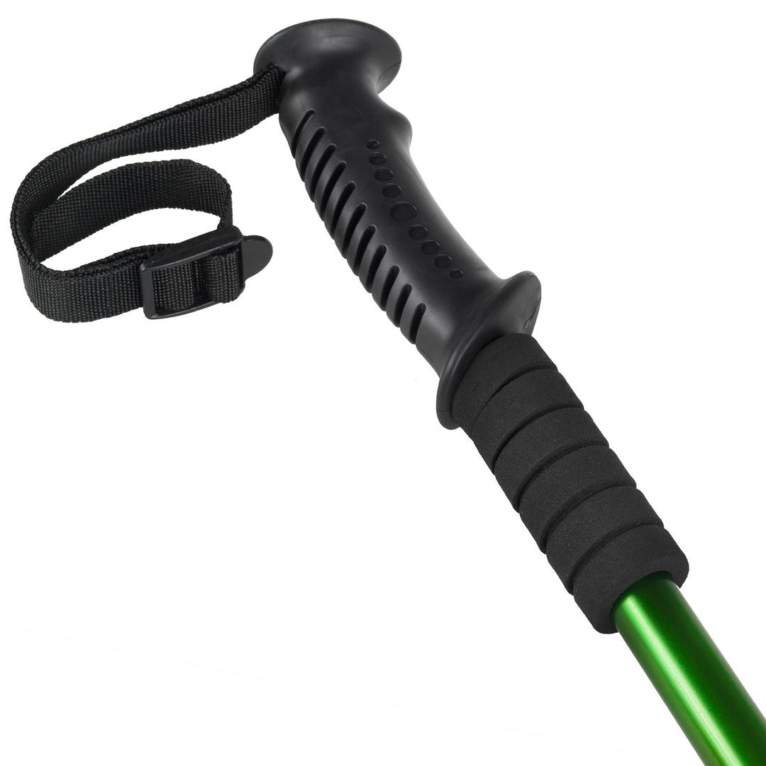 Aluminium Nordic Walking-stokken, 65-135 cm, telescopisch, groen