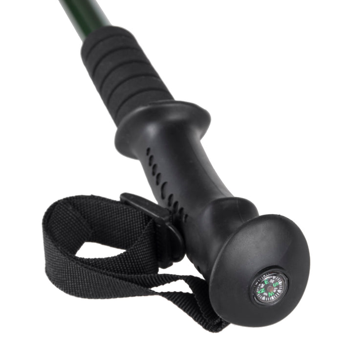 Aluminium Nordic Walking-stokken, 65-135 cm, telescopisch, groen