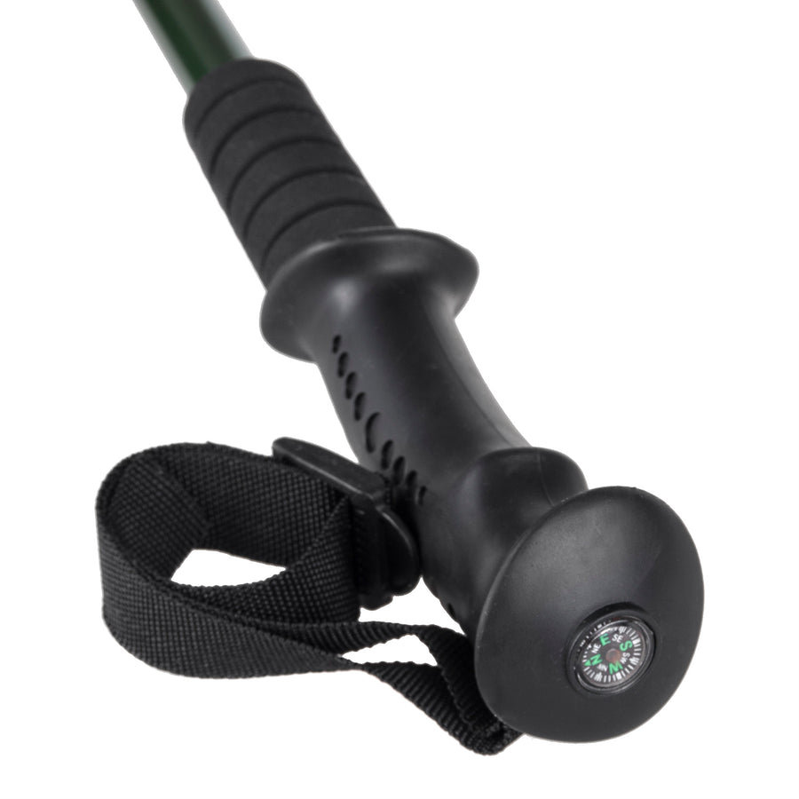 Aluminium Nordic Walking-stokken, 65-135 cm, telescopisch, groen