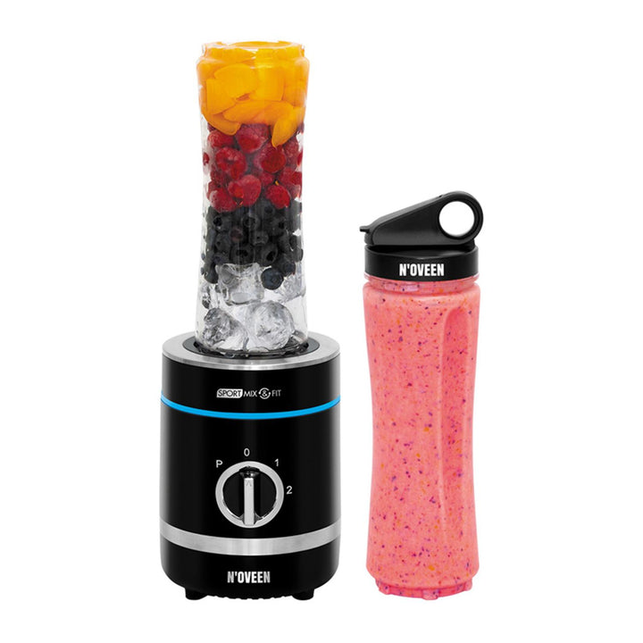 Blender Noveen Sport Mix & Fit SB1000 Xline 300W accessoires