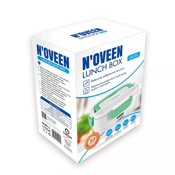 Noveen LB330 elektrische lunchbox-voedselverwarmer, mintgroen