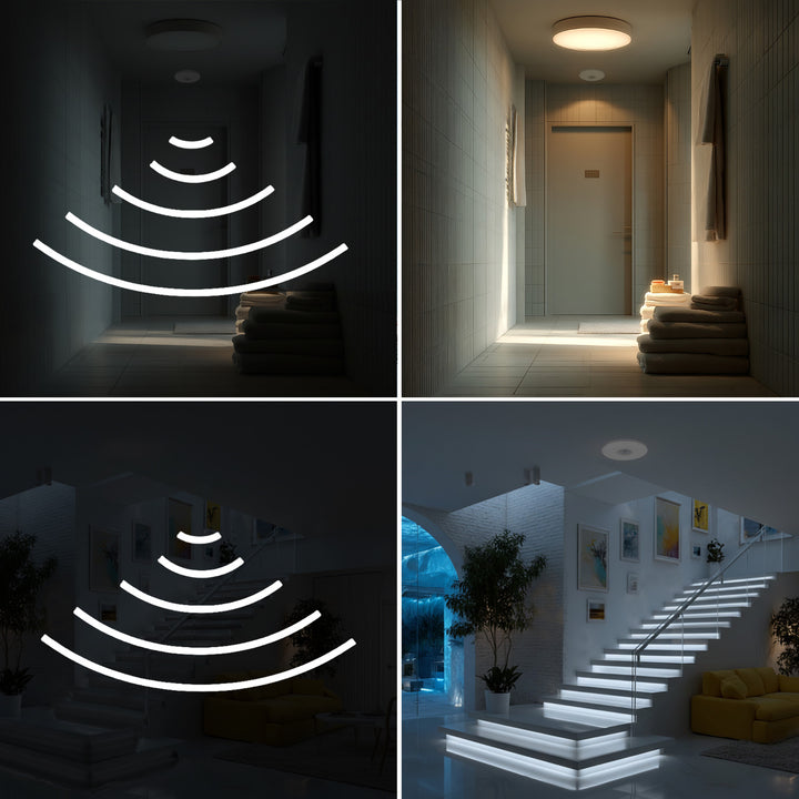 PIR bewegingssensor plafondsensor Maclean Energy MCE231 max 100W (LED) bereik 6m