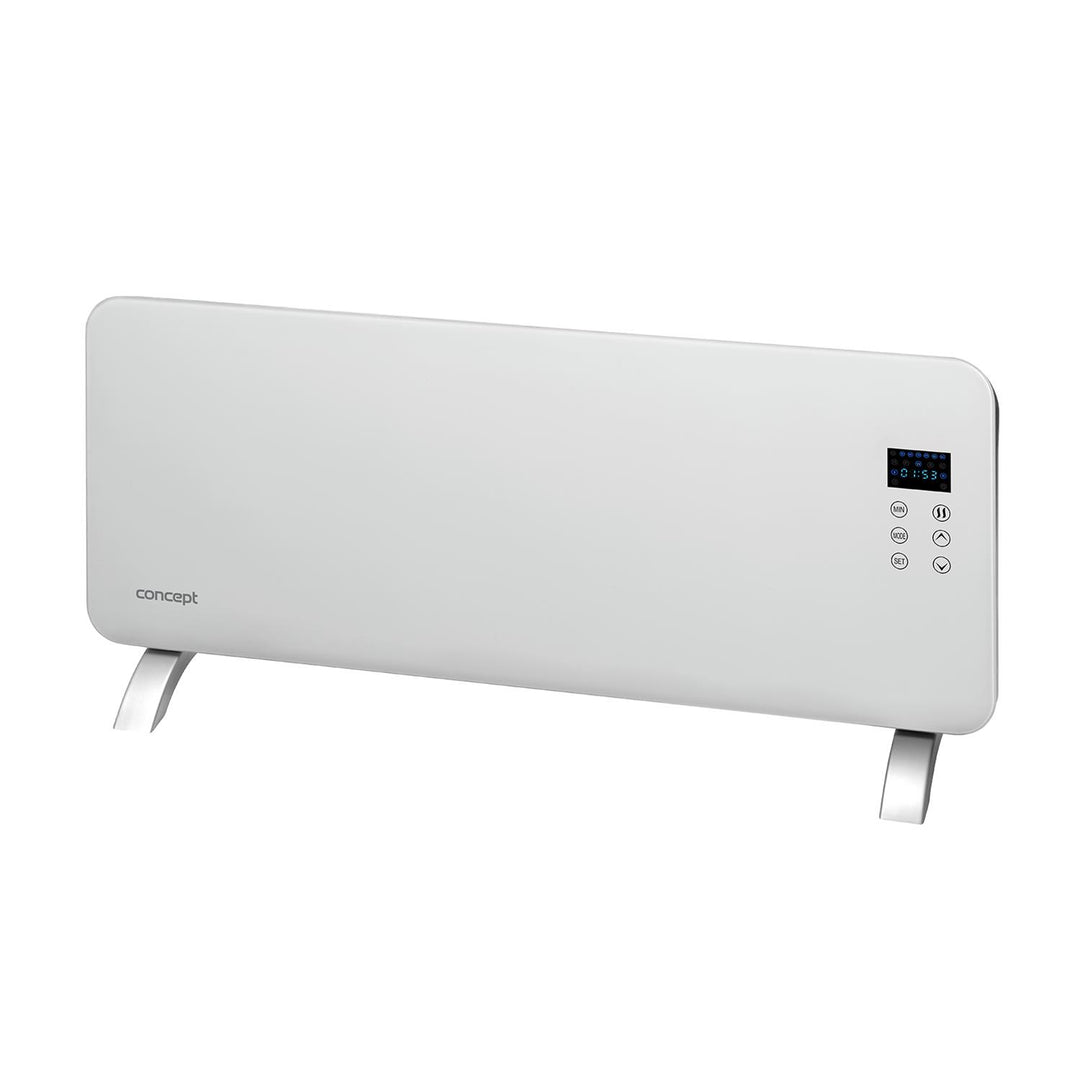 Convector elektrisch gehard glas Concept KS4000 wit