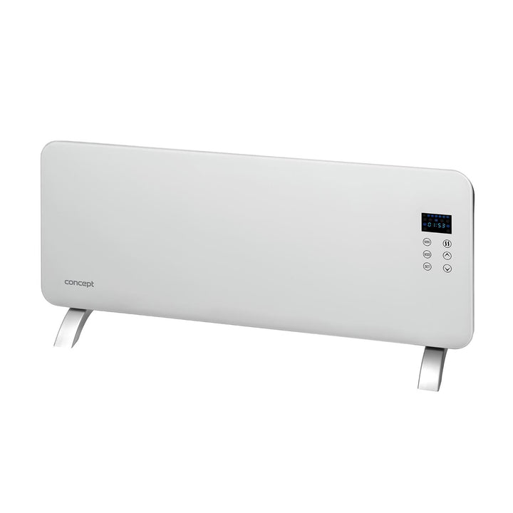 Convector elektrisch gehard glas Concept KS4000 wit