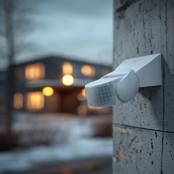 Infrarood bewegingssensor met afstandsbediening IP65, max. 800 W (gloeilamp), max 1200 W (LED) MCE241 Maclean Energy