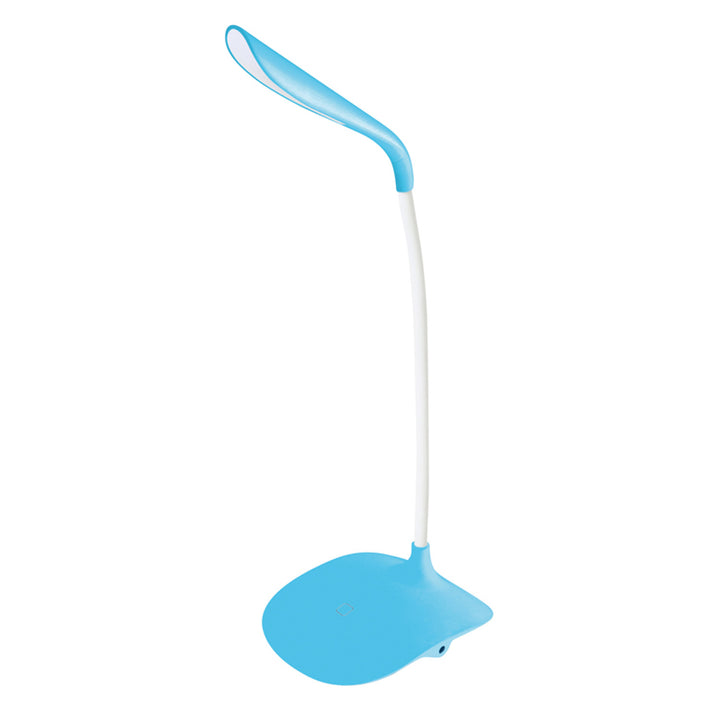 Platinet bureaulamp, flexibele arm, 3.5W, blauw, PDL01BL
