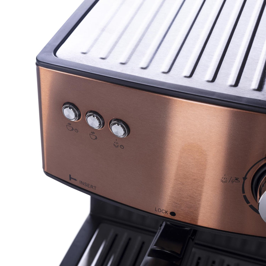 Adler espressomachine, 15 bar, 850W, melkopschuimer, AD4404cr
