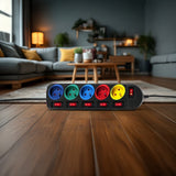 Verlengsnoer verlengsnoer 5 stopcontacten met schakelaars Maclean Energy MCE204M 250VAC / 10A 1.5m Meerkleurig