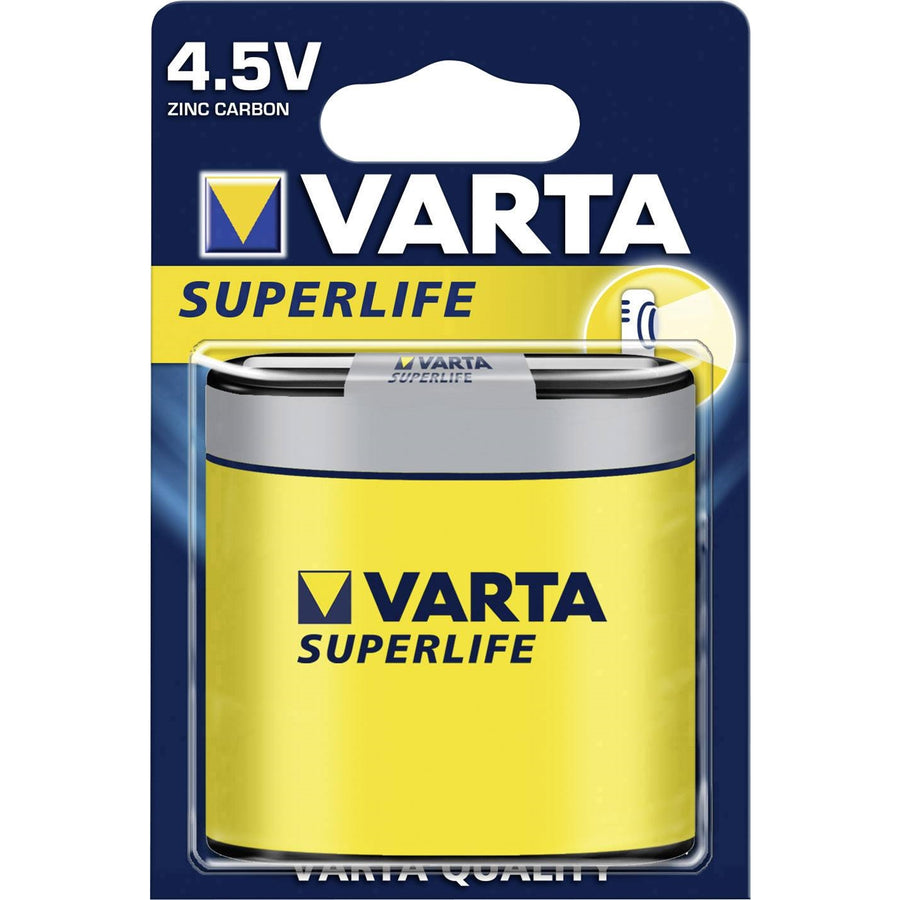 Batterij 3R12 4.5V vlak (blister) Varta Superlife
