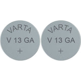 2x Varta V13GA LR44 AG13 Alkaline batterijen, van hoge kwaliteit
