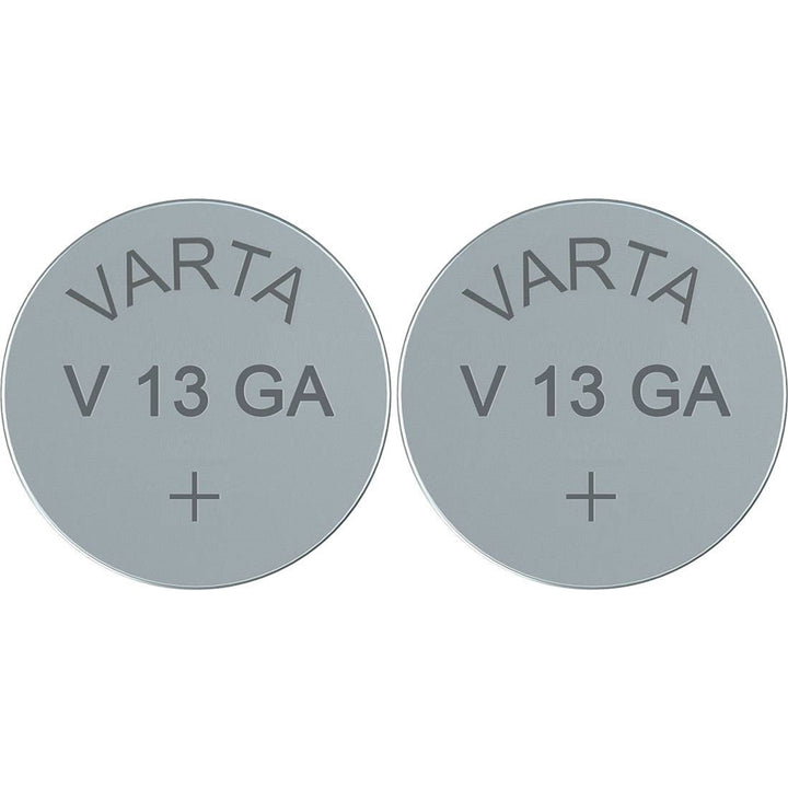 2x Varta V13GA LR44 AG13 Alkaline batterijen, van hoge kwaliteit