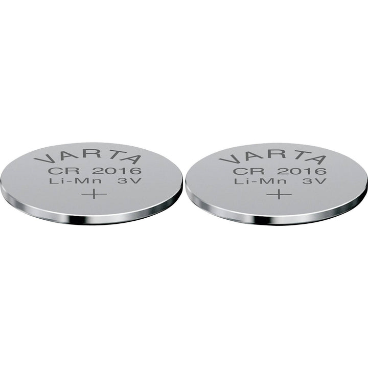 2x Varta CR2016 CR 2016-knop lithiumbatterij, hoge kwaliteit