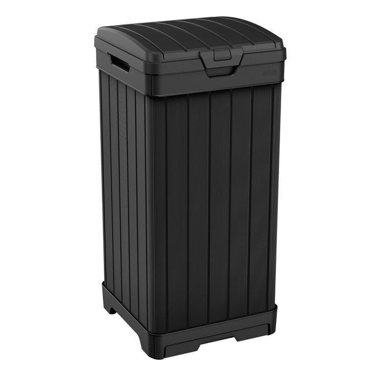 Keter Baltimore afvalbak 125L zwart Hoogte: 87,4 cm