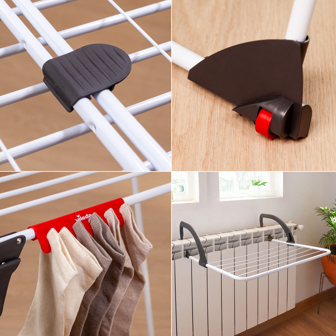 Vileda Premium 2-in-1 wasdroger met vleugelslot