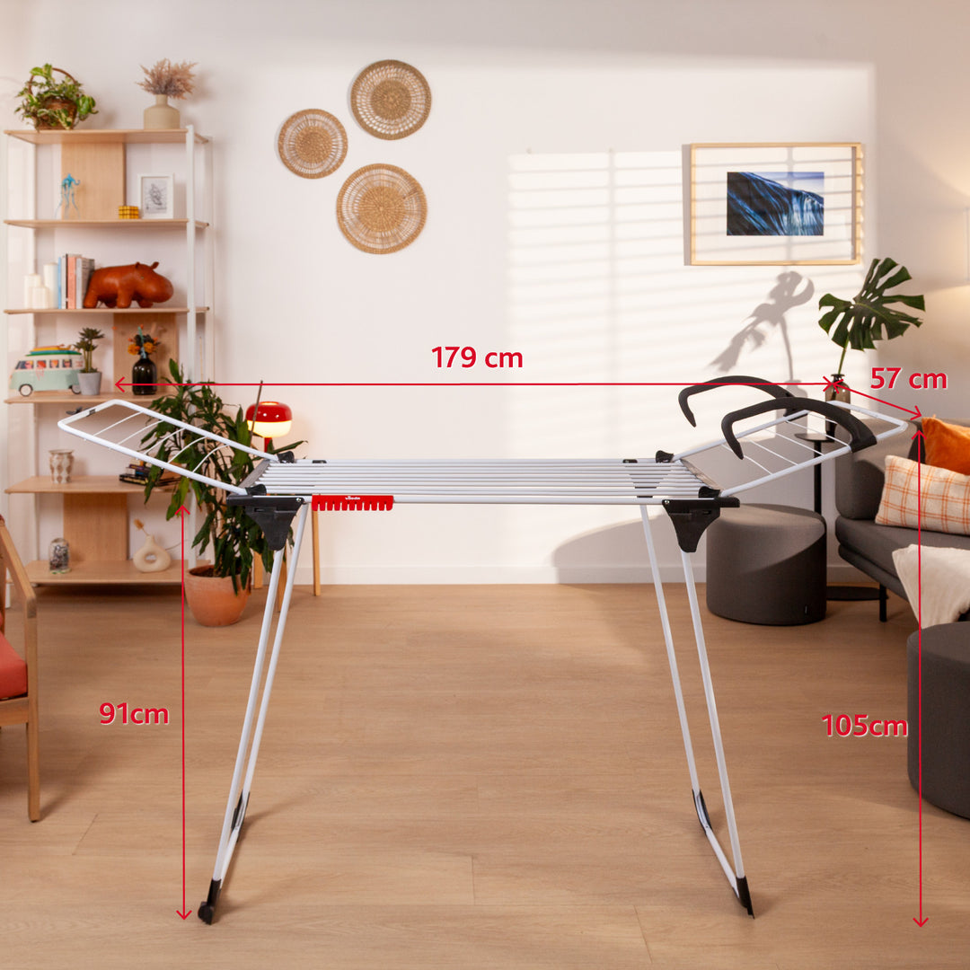 Vileda Premium 2-in-1 wasdroger met vleugelslot
