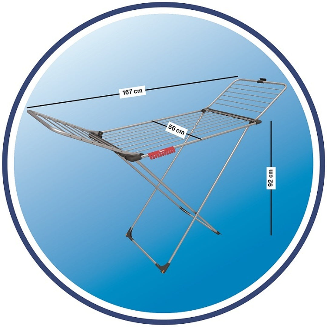 Vileda 100 wasmachine, bestand tegen roest en barre weersomstandigheden