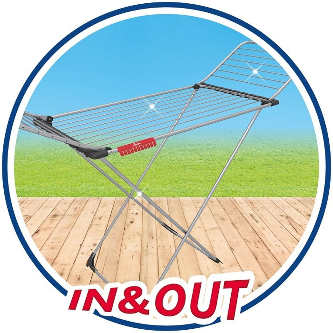 Vileda 100 wasmachine, bestand tegen roest en barre weersomstandigheden