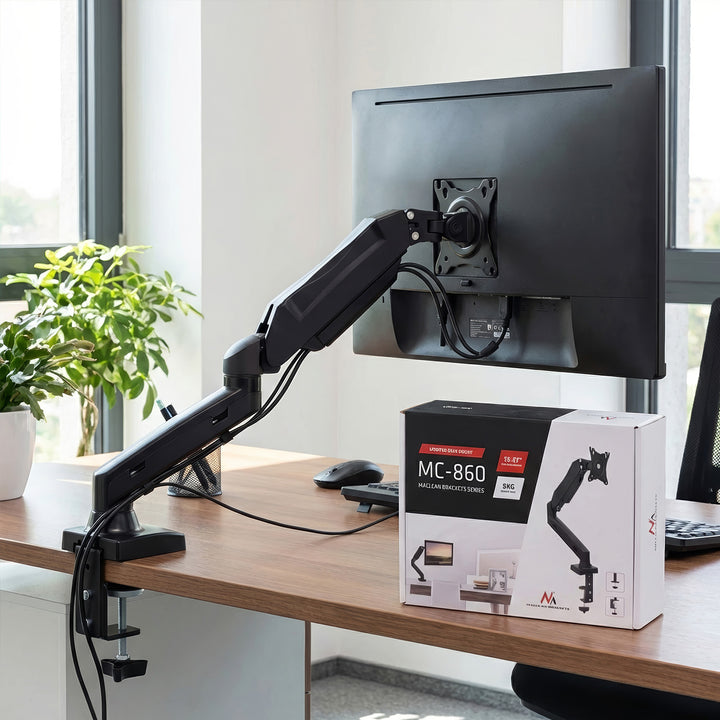 Flat panel bureau steun voor monitor 13 "-27" 8kg  MC-860 Maclean