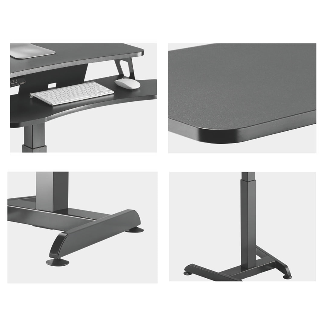 Maclean Elektrisch bureau - hoogteverstelling max hoogte 122cm max 37 kg - voor werk rechtop zitten