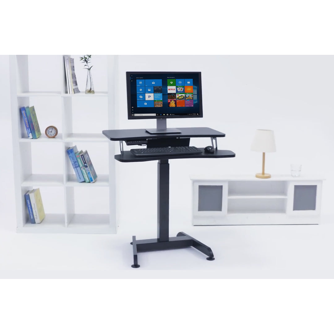 Maclean Elektrisch bureau - hoogteverstelling max hoogte 122cm max 37 kg - voor werk rechtop zitten