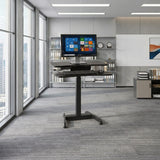 Maclean Elektrisch bureau - hoogteverstelling max hoogte 122cm max 37 kg - voor werk rechtop zitten
