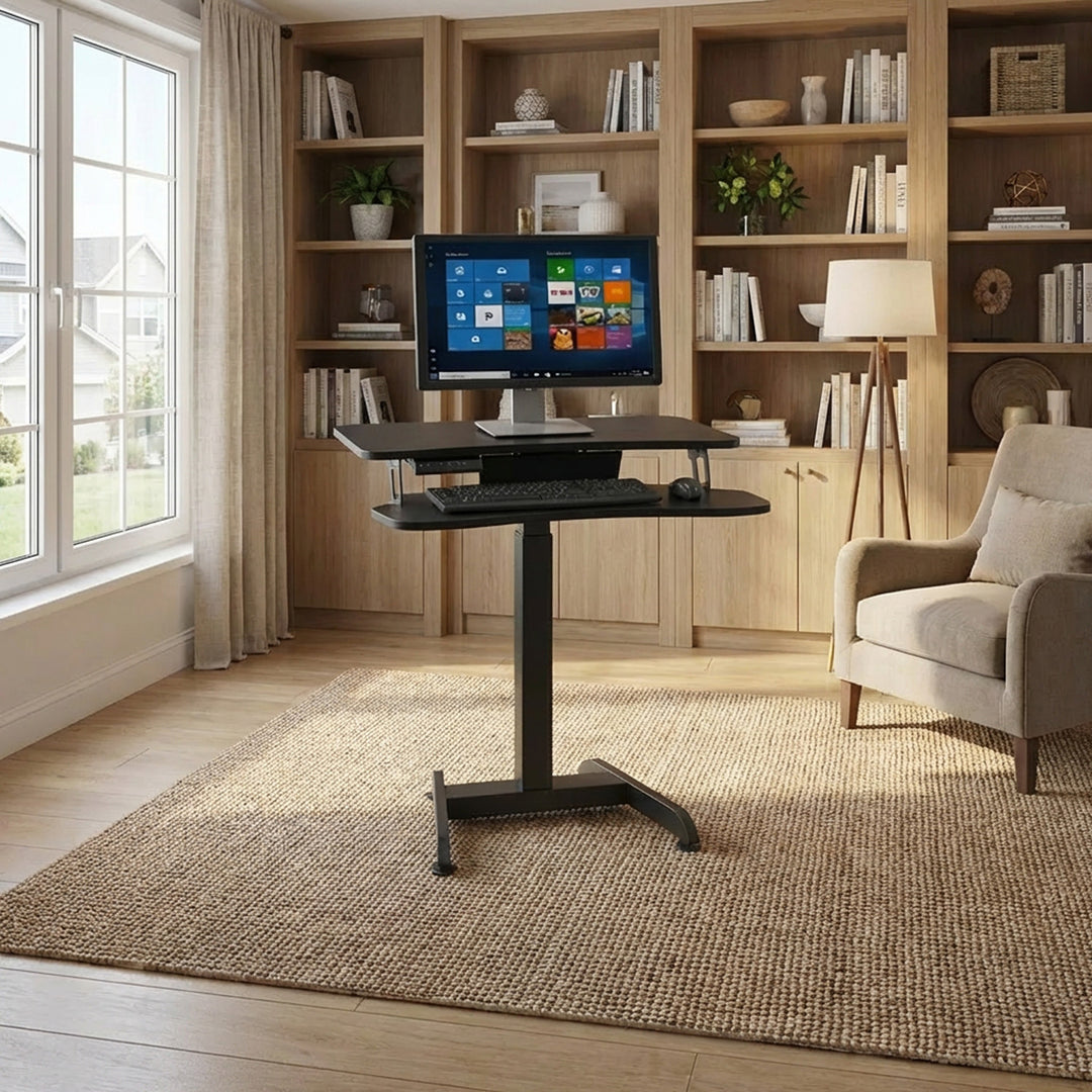 Maclean Elektrisch bureau - hoogteverstelling max hoogte 122cm max 37 kg - voor werk rechtop zitten