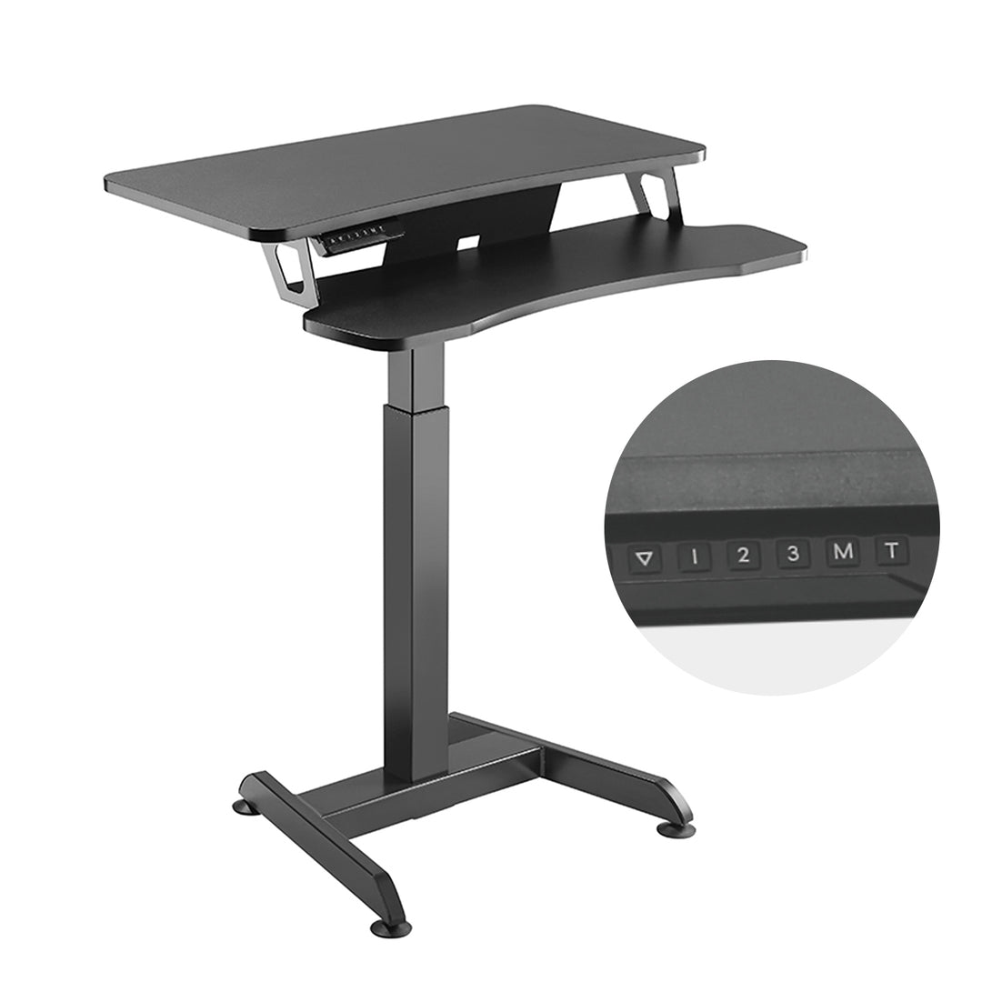 Maclean Elektrisch bureau - hoogteverstelling max hoogte 122cm max 37 kg - voor werk rechtop zitten