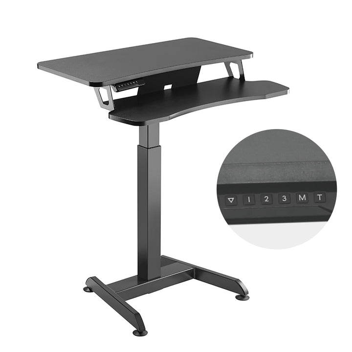 Maclean Elektrisch bureau - hoogteverstelling max hoogte 122cm max 37 kg - voor werk rechtop zitten