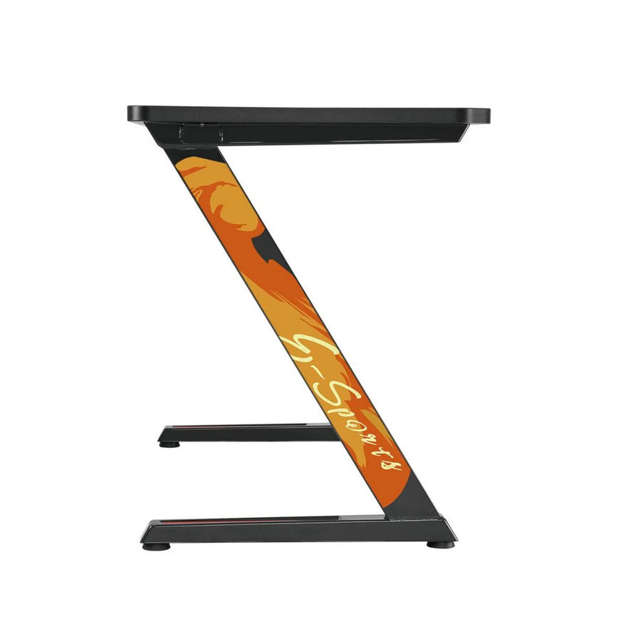 Zwart NanoRS RS120 gamingbureau 50kg max, hoogte 750mm