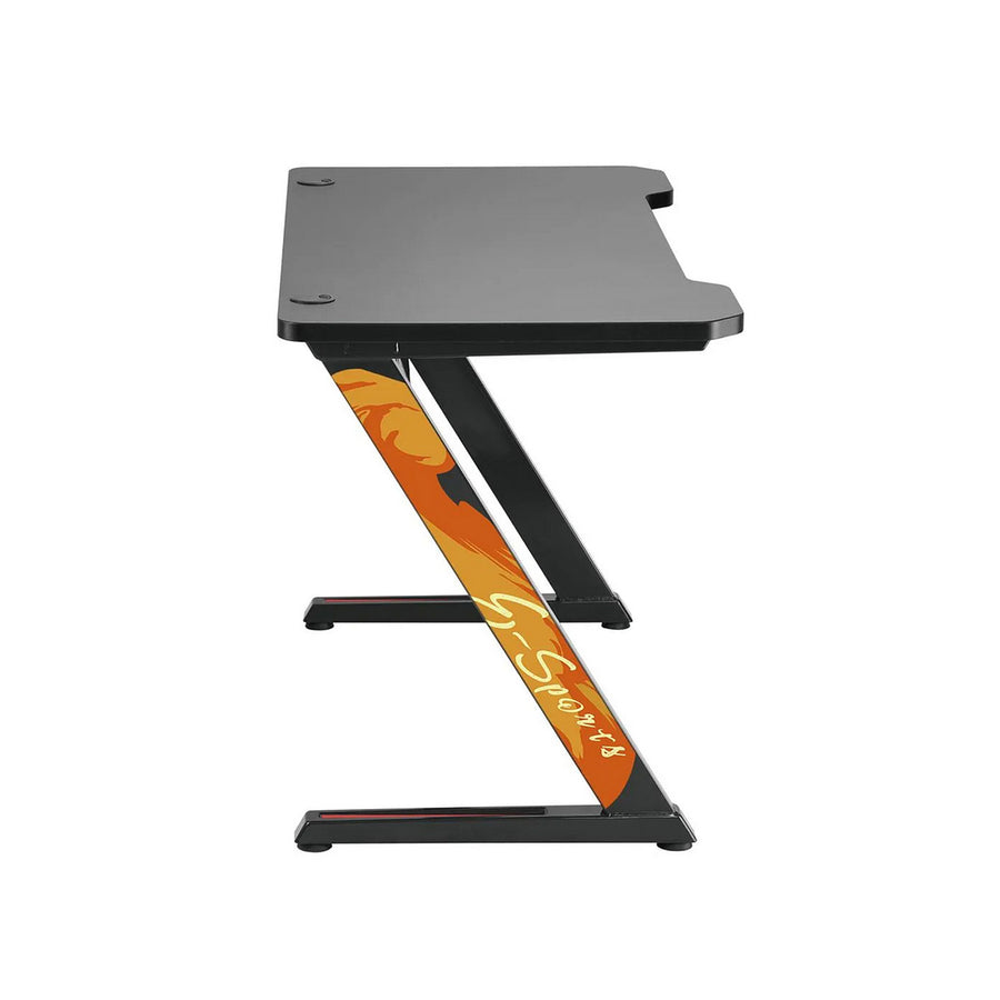 Zwart NanoRS RS120 gamingbureau 50kg max, hoogte 750mm