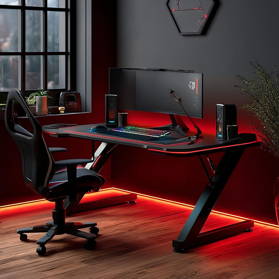USB LED-gamingmicrofoon YouTube-streaming 1,5 m gevoeligheid 21 dB + 3dB NanoRS RS710