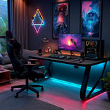 USB LED-gamingmicrofoon YouTube-streaming 1,5 m gevoeligheid 21 dB + 3dB NanoRS RS710