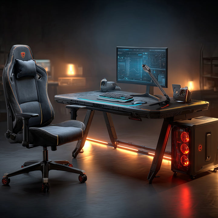 USB LED-gamingmicrofoon YouTube-streaming 1,5 m gevoeligheid 21 dB + 3dB NanoRS RS710