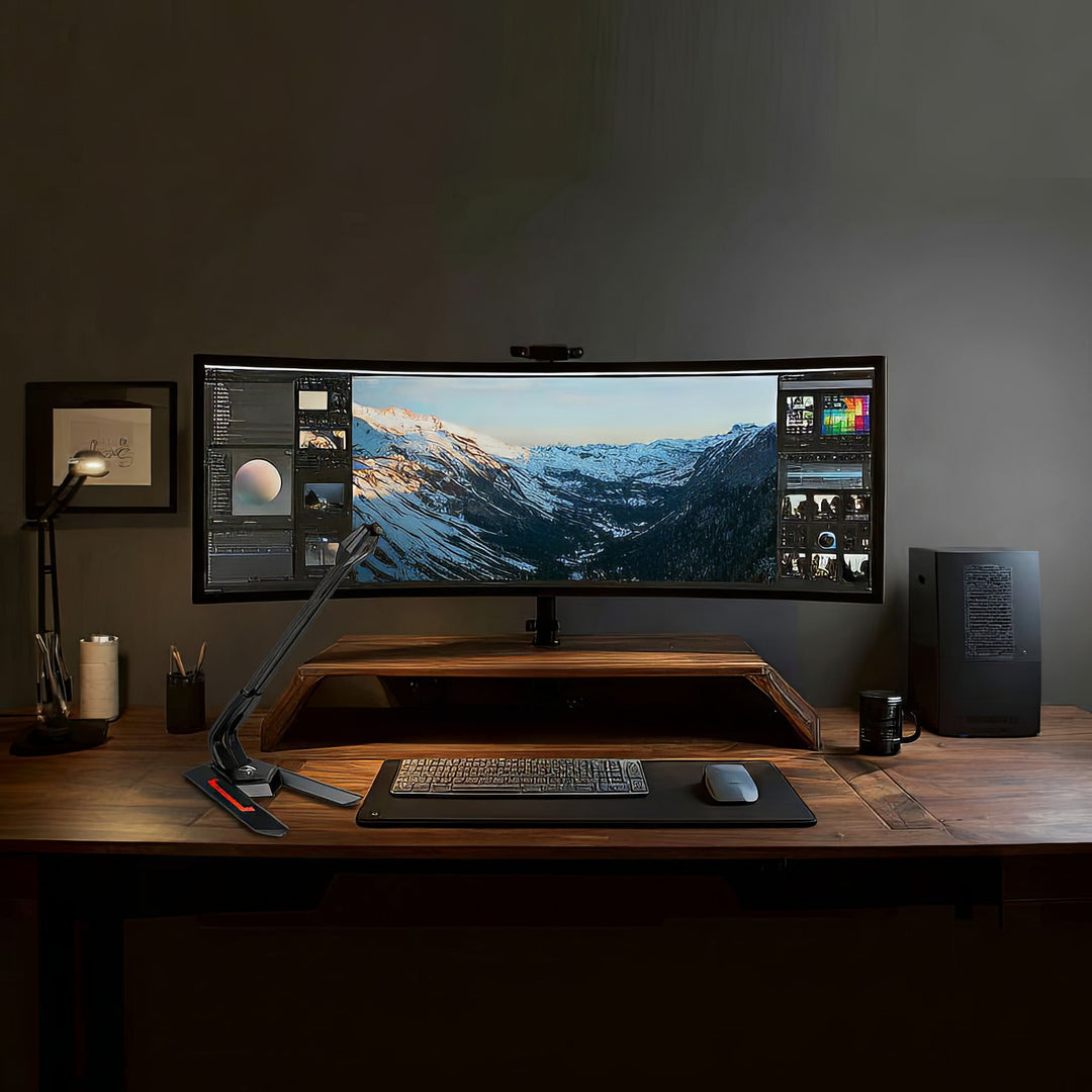 USB LED-gamingmicrofoon YouTube-streaming 1,5 m gevoeligheid 21 dB + 3dB NanoRS RS710