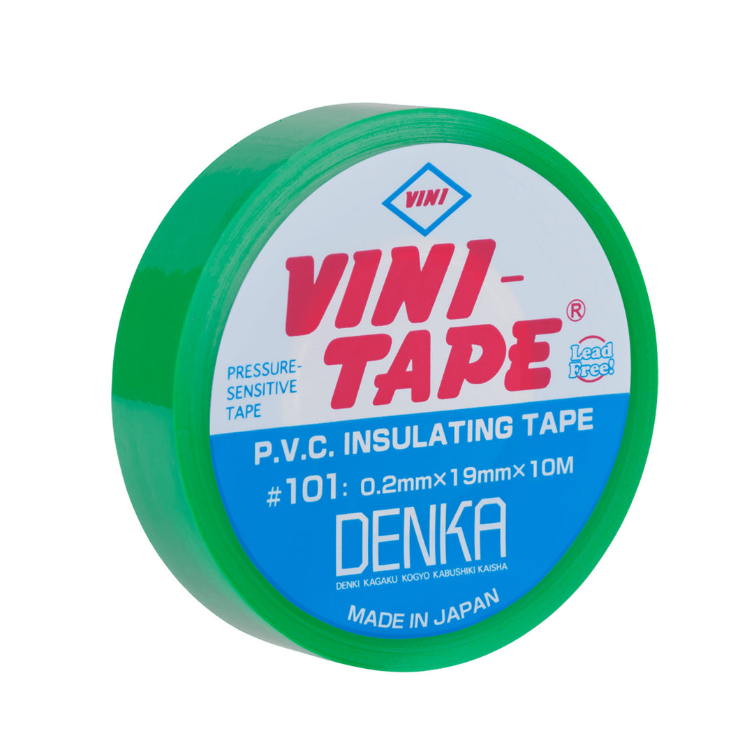Vini zelfklevend isolatieband (0,2 mm x 19 mm x 10 mm) groen
