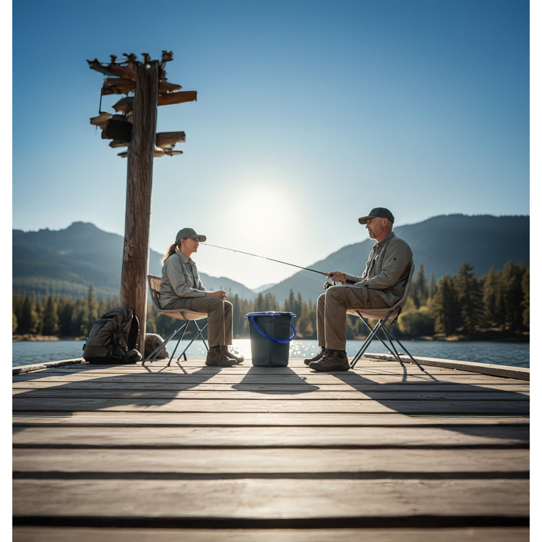 GreenBlue GB320BB toeristisch toilet zwart-marineblauw