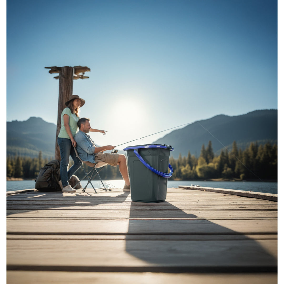 GreenBlue GB320BB toeristisch toilet zwart-marineblauw