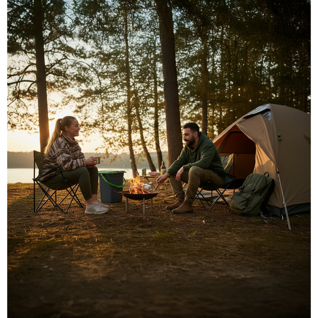 GreenBlue GB320BG toeristisch toilet zwart en groen