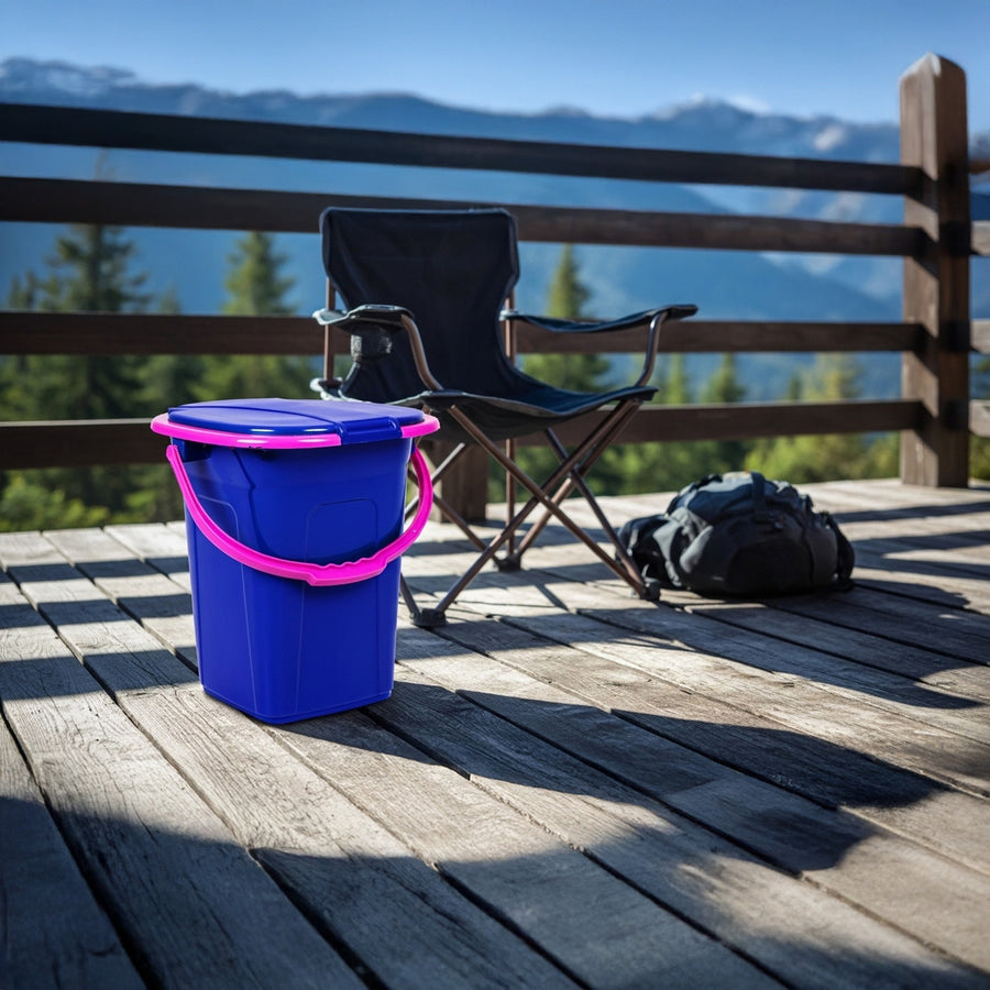 GreenBlue GB320BR toeristentoilet marineblauw-roze