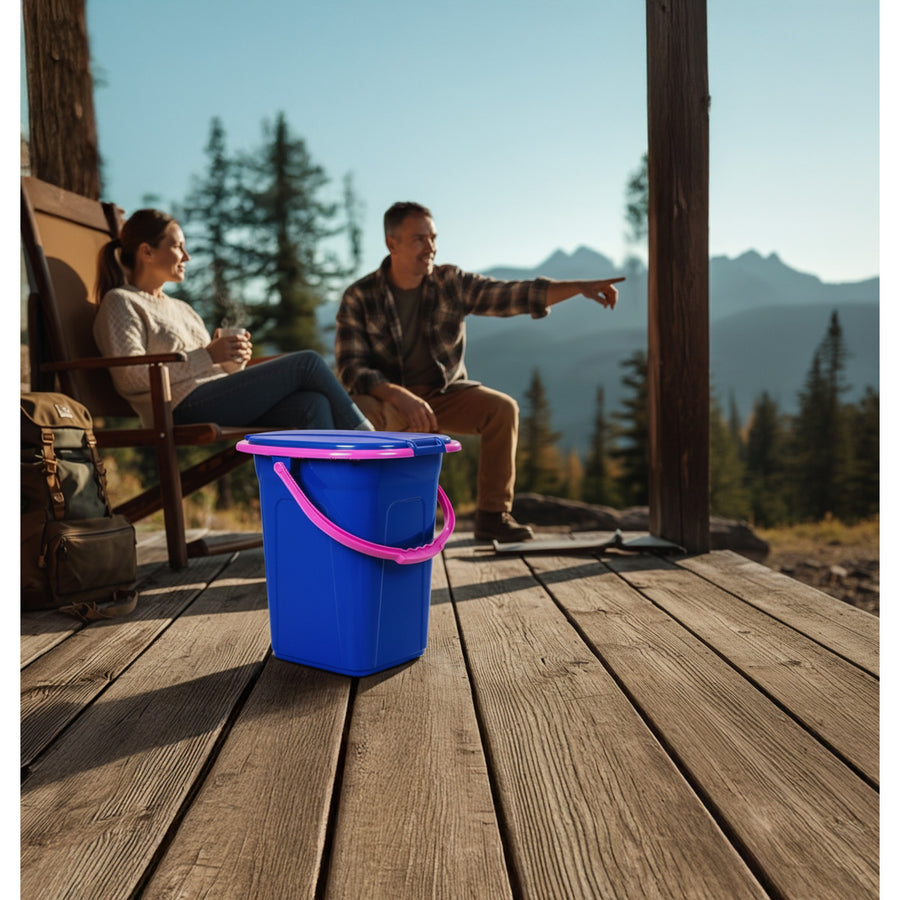 GreenBlue GB320BR toeristentoilet marineblauw-roze