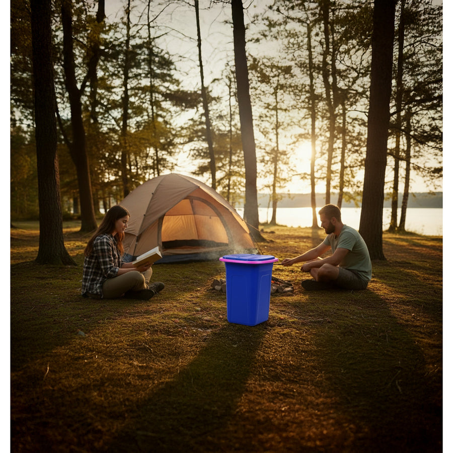 GreenBlue GB320BR toeristentoilet marineblauw-roze