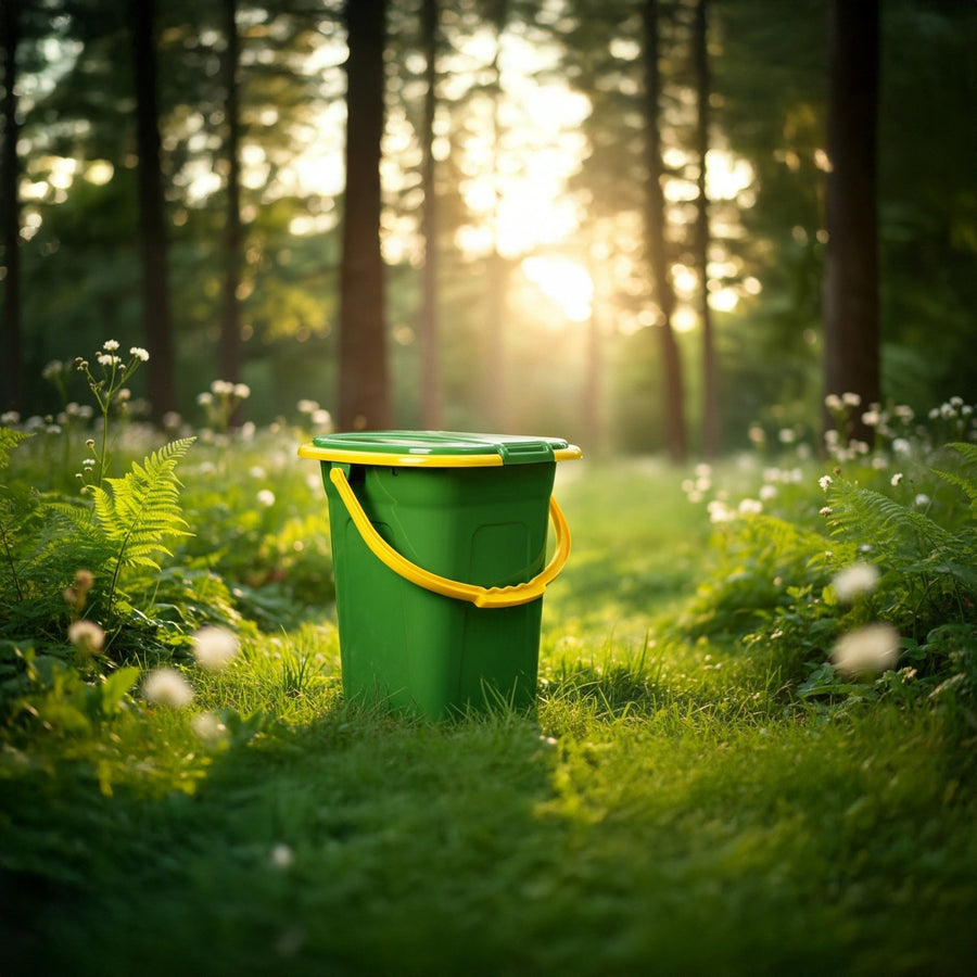 GreenBlue GB320GO toeristisch toilet donker groen-oranje