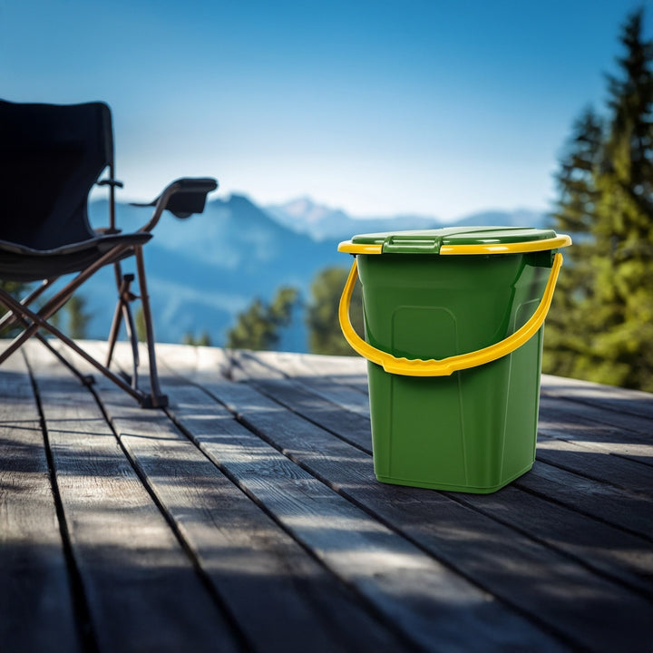 GreenBlue GB320GO toeristisch toilet donker groen-oranje