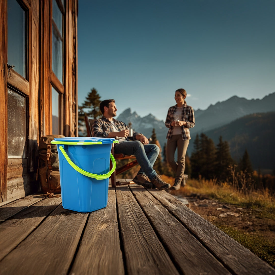 GreenBlue GB320BL toeristisch toilet aqua - limoen