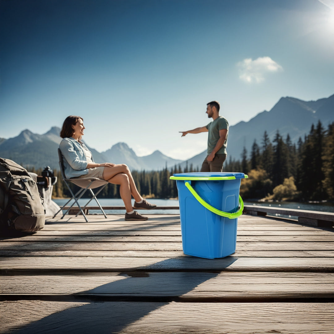 GreenBlue GB320BL toeristisch toilet aqua - limoen