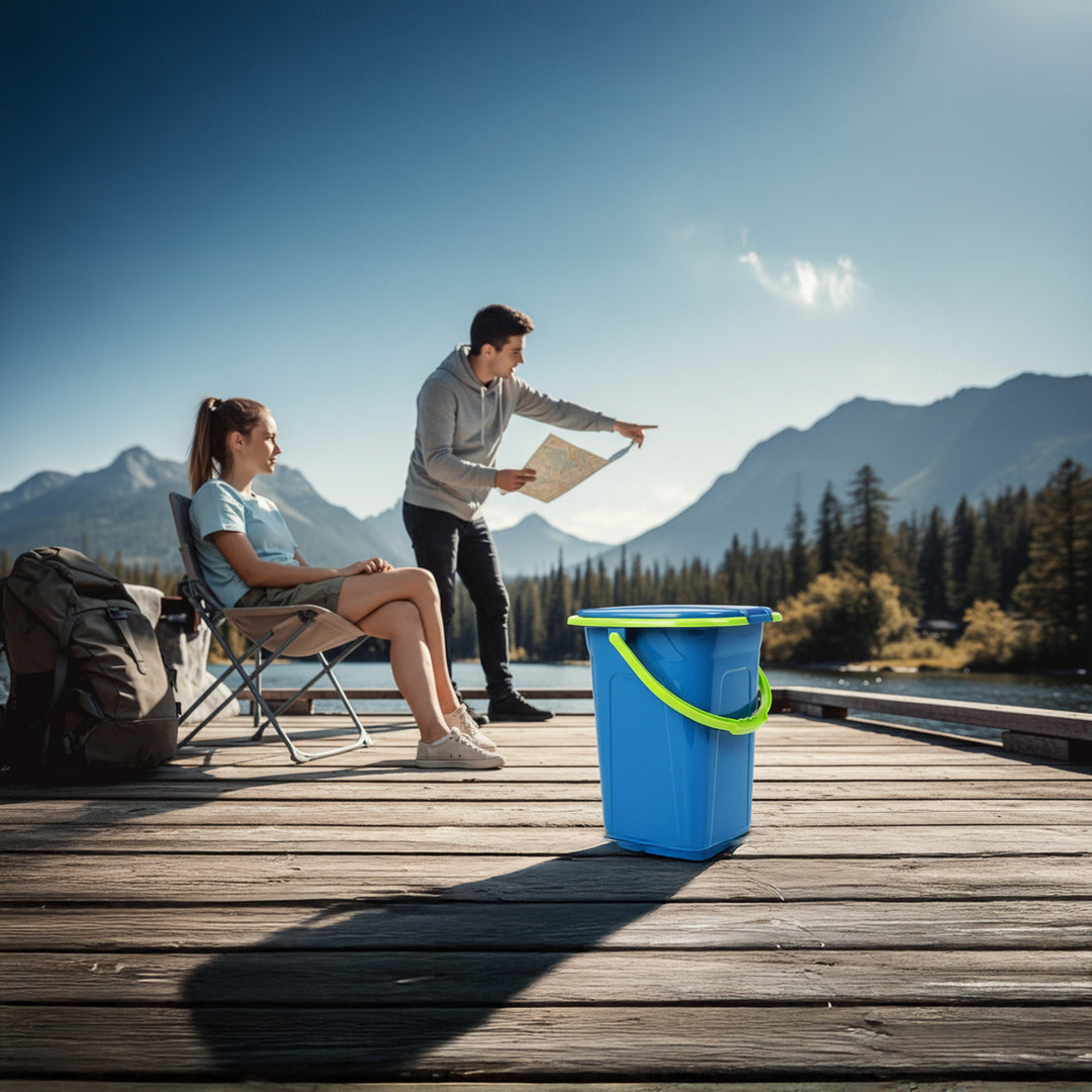 GreenBlue GB320BL toeristisch toilet aqua - limoen