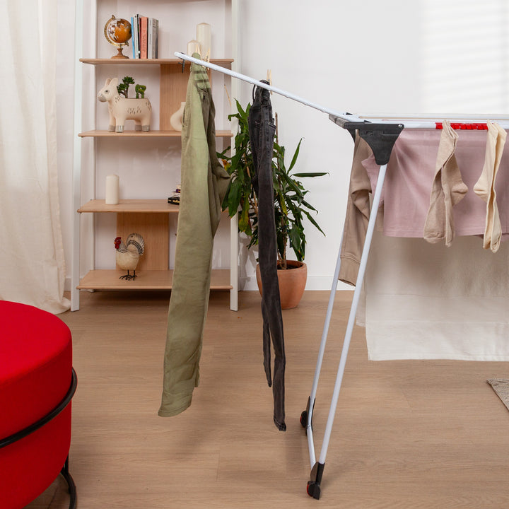 Vileda Magnum staande wasdroger, droogoppervlak 24 m², stalen XXL-lijnen