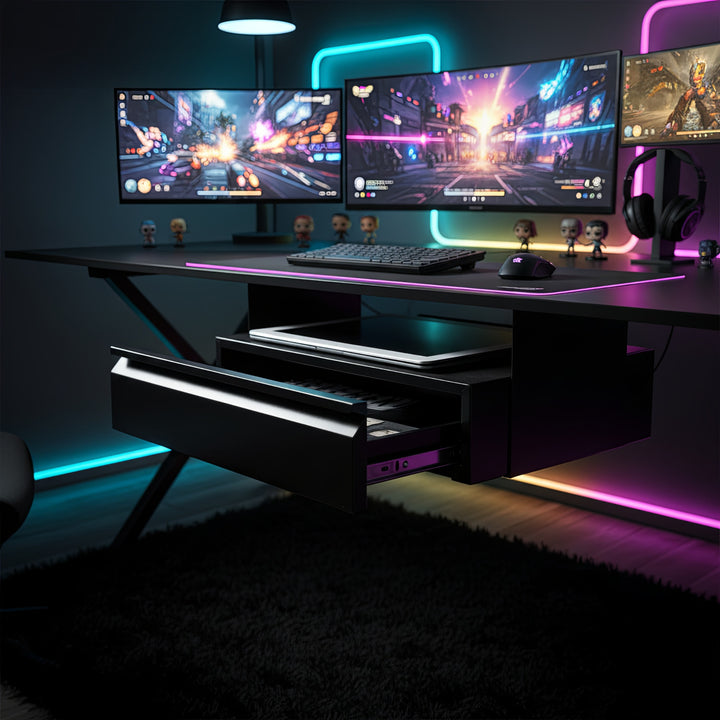 Lade onder het bureau met plank tot max. 5kg Maclean Brackets MC-875