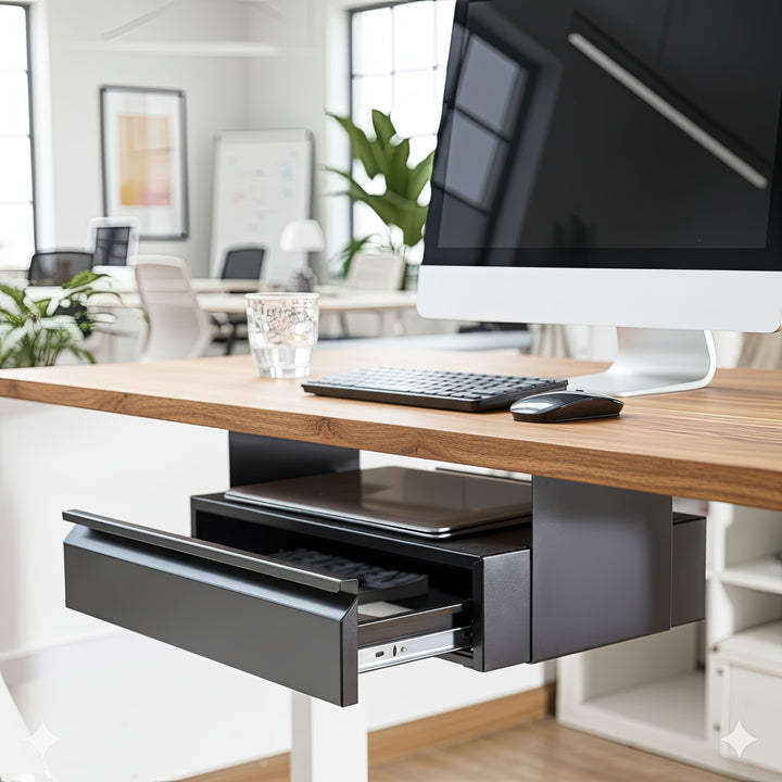 Lade onder het bureau met plank tot max. 5kg Maclean Brackets MC-875